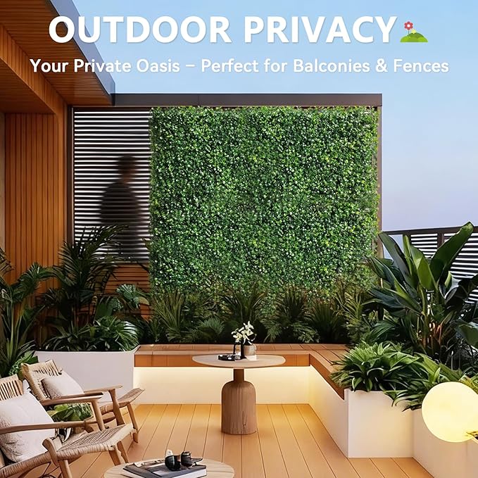 Artificial Boxwood Wall Panels