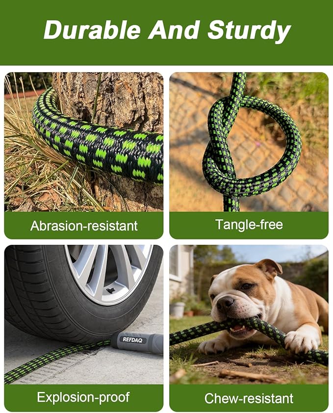 Garden Hose, Flexible Ultra Lightweight Durable, Kink-Free Water Hose with 10 Function Sprayer - Non-Shrinking, Easy to Store, All-Weather, High-Pressure (100 FT)