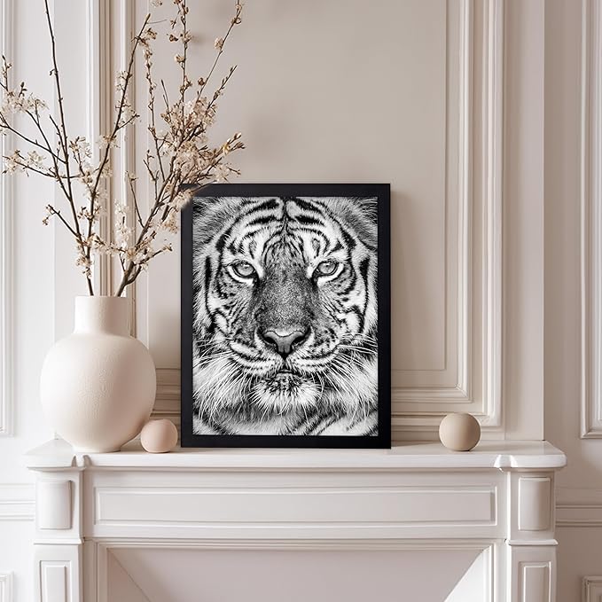 Poster Master Vintage Tiger Face Print