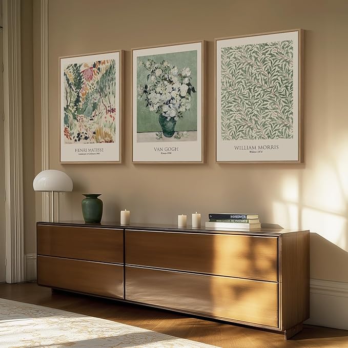 Large Framed William Morris Wall Art
