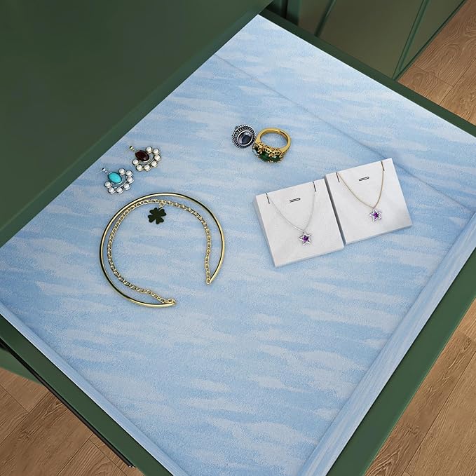 ReWallpaper Blue Peel and Stick Wallpaper Removable Soundproof Velvet Textured