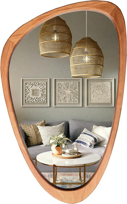 WallBeyond Asymmetrical Mirror, Irregular Wall Mirror, Wall Mirrors Decorative