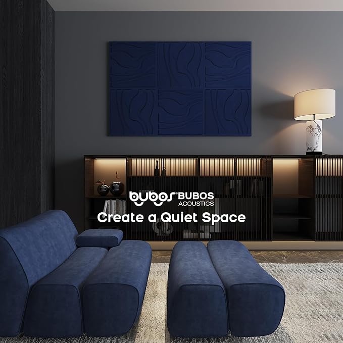 BUBOS Art Acoustic Wall Panels 6 Pack