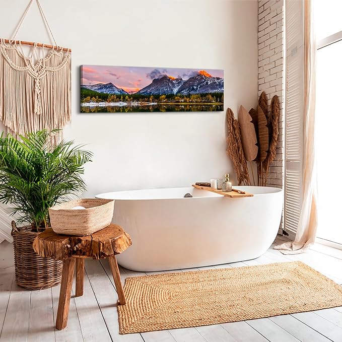 Sunset Landscape Canvas Wall Art