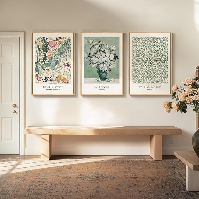 Large Framed William Morris Wall Art