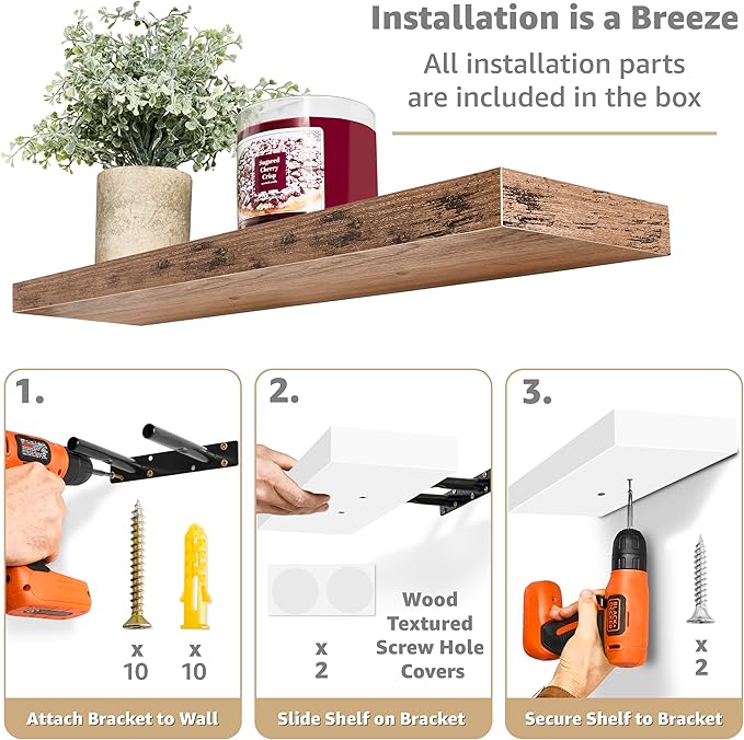 Sorbus Floating Shelves for Wall