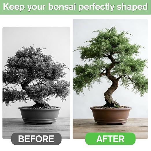 Bonsai Wire Kit, 32 Feet Total Aluminum Plant Wire for Bonsai Training, Essential Bonsai Tools