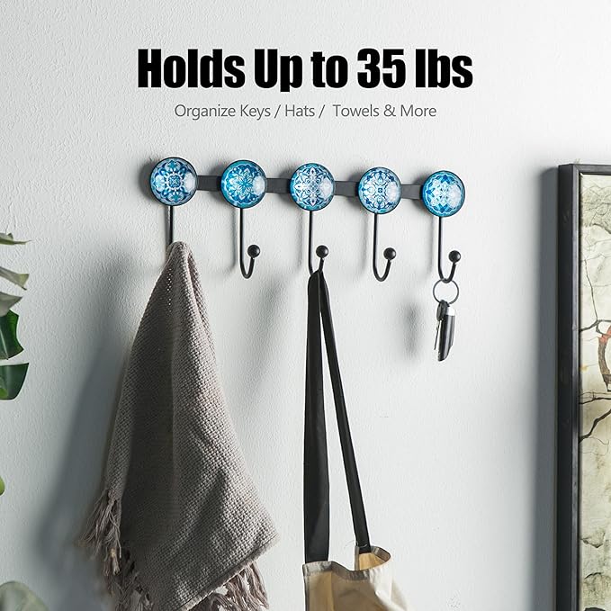 Boho Coat Rack Wall Mounted