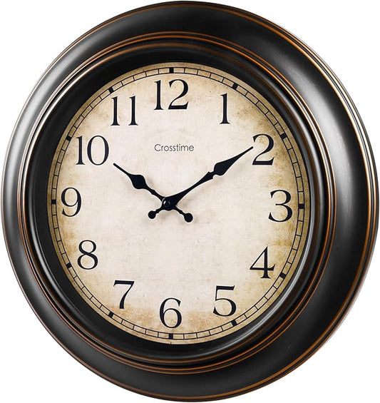 Crosstime 18 Inch Vintage Large Wall Clock