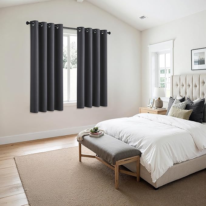 MIULEE Blackout Curtains for Bedroom Living Room 2 Panels, Thermal Insulated