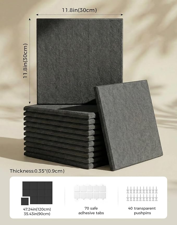 Aothia Felt Bulletin Board Tiles