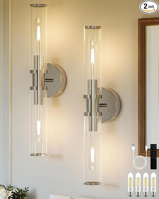 Rechargeable Battery Wall Sconce
