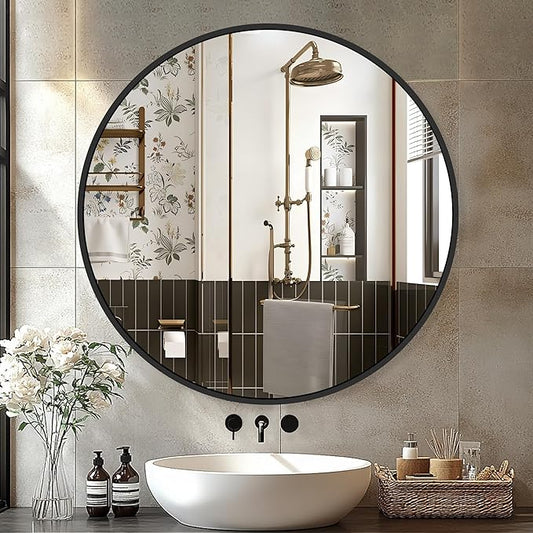 Black Frame Mirror, Bathroom Mirrors