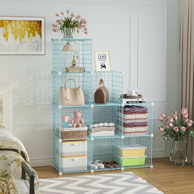 C&AHOME Wire Cube Storage, 9