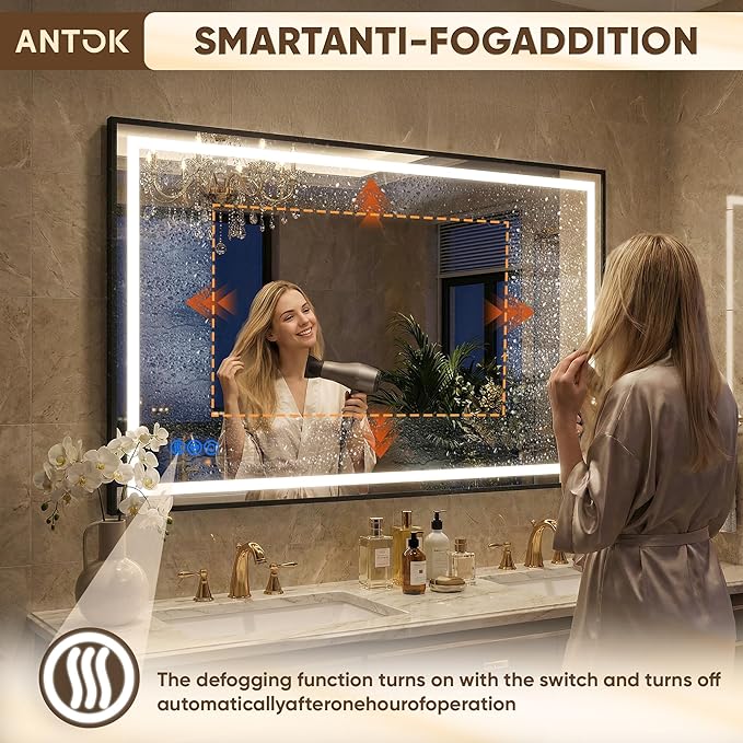 Antok 60X30 LED Bathroom Mirror