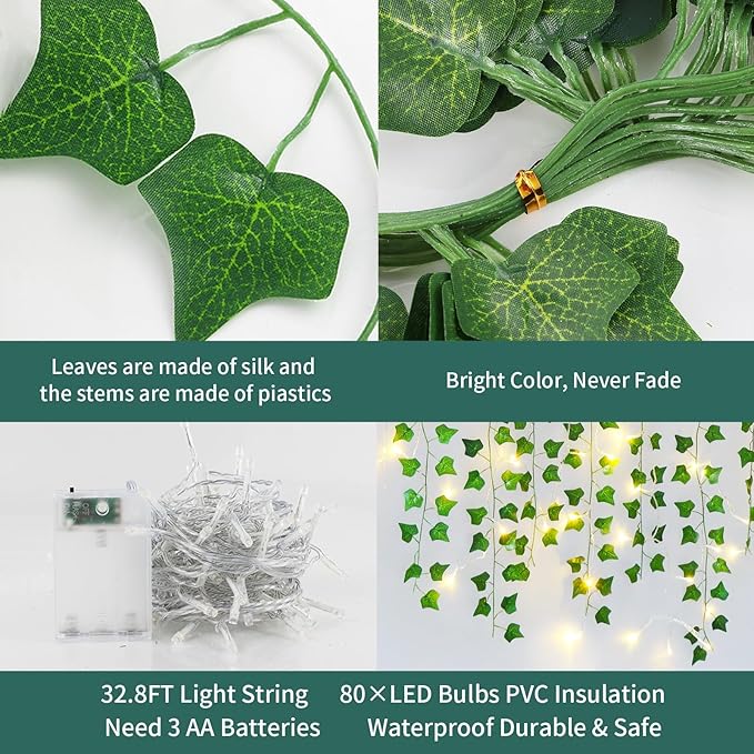 Freyalife Fake Vines for Room Decor,