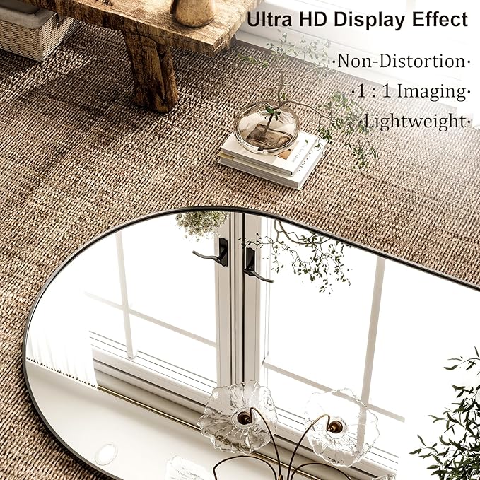 HARRITPURE 76"x46"Full Length Mirror