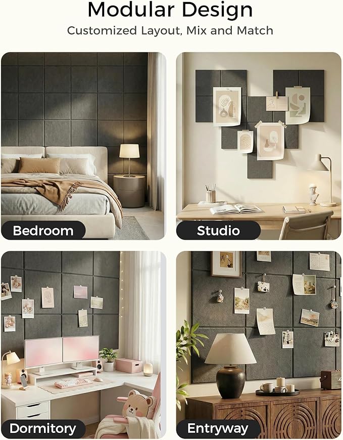 Aothia Felt Bulletin Board Tiles