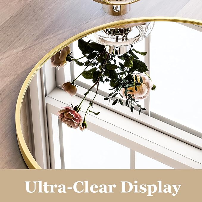 HARRITPURE Arched Bathroom Mirror