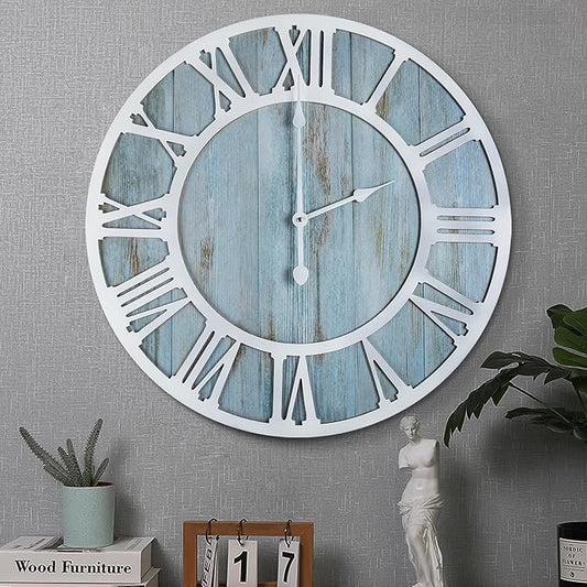 1st owned Wall Clocks for Living Room Decor, Round Silent Non Ticking, Modern