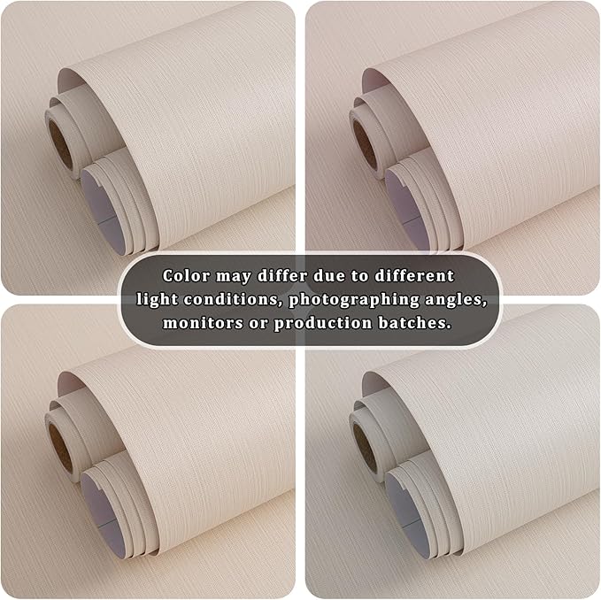 FUKU MON Beige Yellow Grasscloth Fabric Wallpaper 23.6" X 393" Thick Classic
