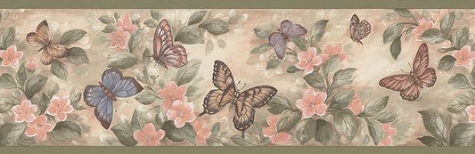 Brewster Home Fashions 137B38634 Kitchen Bath Bed Resource III Butterflies Wall