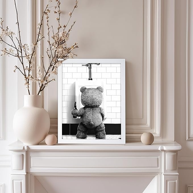 Poster Master Funny Teddy Bear Print