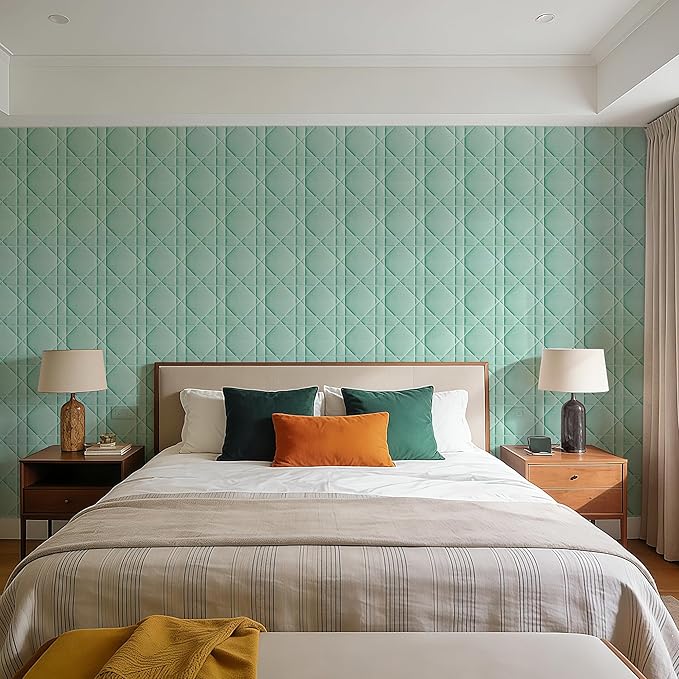 Velvet 3D wall Panels for Interior wall Decor Peel and Stick, Soundproof