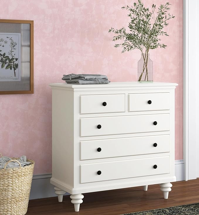 Yasinet 196.8×17.3" Pink Peel and Stick Wallpaper, Ultra-Strong Adhesion Wall