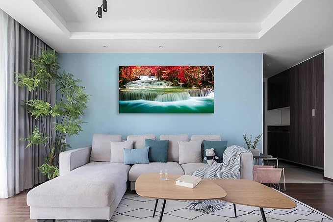 Cao Gen Decor Art-S05175 Wall Art 1 Pieces Waterfall Canvas Print Landscape