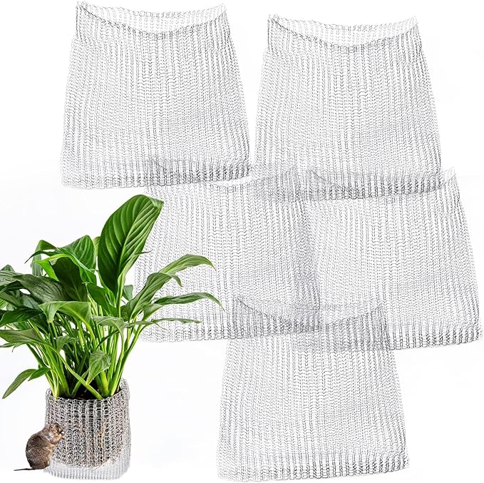 5 Pcs 5 Gallon Root Guard Gopher Proof Wire Basket Mole and Vole Mesh Wire Baskets Underground Stainless Steel Wire for Plants Root Protection