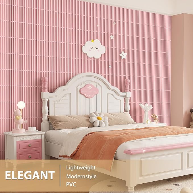 Heikki 30 Pack 3D Wall Panel for Interior Wall Décor, PVC Flower Textured Wall