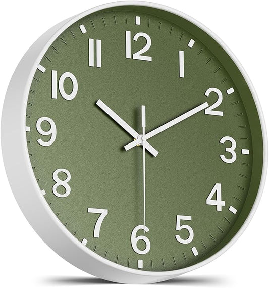 Wall Clock, Battery Operated, Modern Minimalist Design