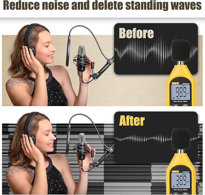 18 Pack Sound Proof Foam Panels