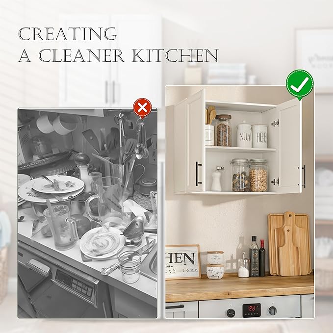 FIMELLO 47.2" W Wall Cabinets for Laundry Room, Kitchen Wall Cabinets, Hanging