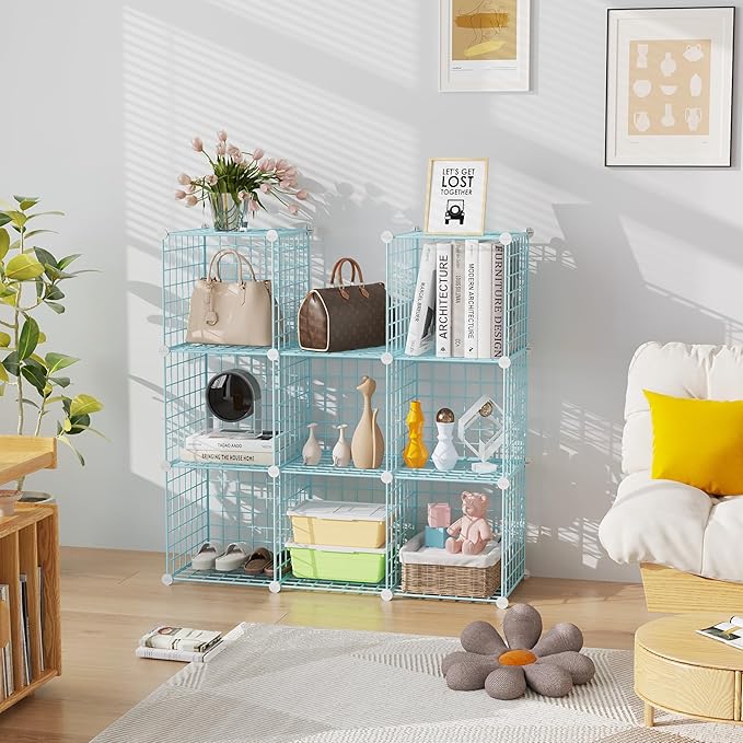 C&AHOME Wire Cube Storage, 9