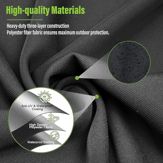 Grill Cover for Outdoor Grill 58 inch,Universal Grill Covers Heavy Duty Waterproof,Fade Resistant BBQ Grill Cover for Outside,Gas Grill Covers, Adjustable Drawstring，Oxford Fabric Material