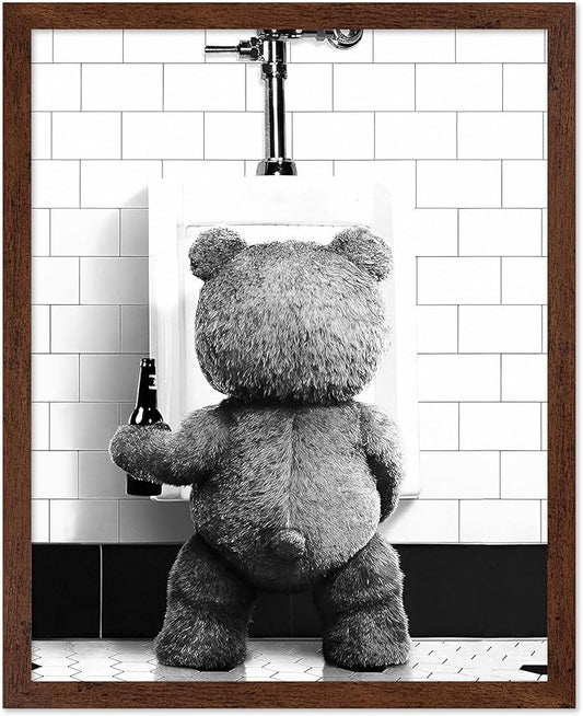 Poster Master Funny Teddy Bear Print