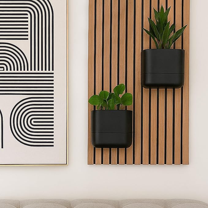 Phoenix Vine 6.5 Inch Wall Mounted Self-Watering Planter Pot