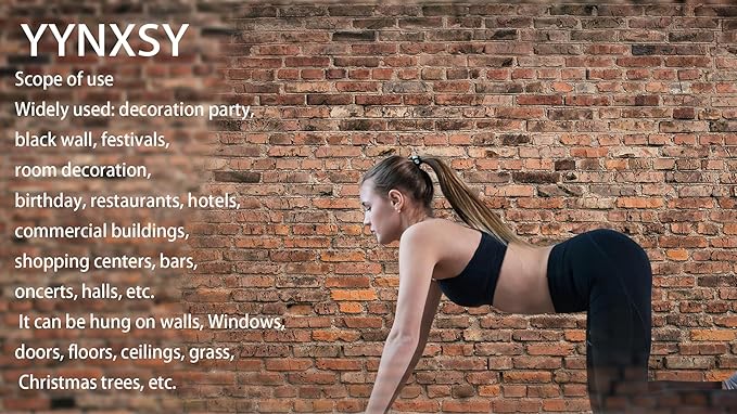 YYNXSY 6X4FT Large Fabric Brick Background