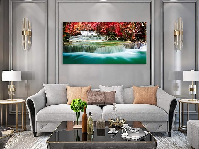 Cao Gen Decor Art-S05175 Wall Art 1 Pieces Waterfall Canvas Print Landscape