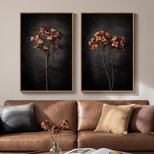 Framed Vintage Botanical Wall Art