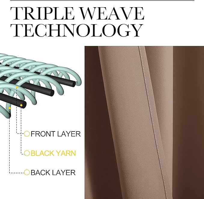 NICETOWN RV Blackout Curtains for Camper Windows, Window Treatment Thermal