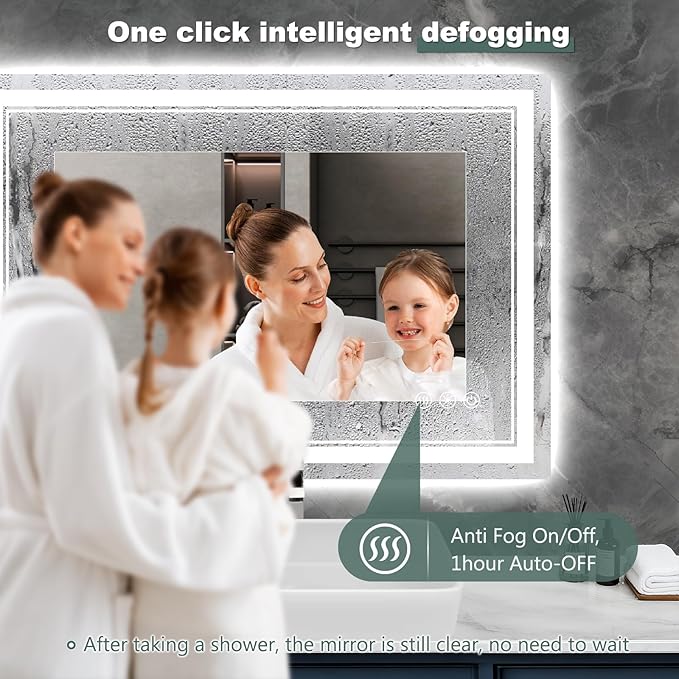 28x36Inch LED Bathroom Mirror