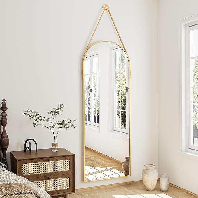 Full Length Mirror, Arched Wall Mounted Mirror, Wall Mirrors Full Length