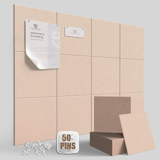 TSJOFFICE Large Cork Board for Wall