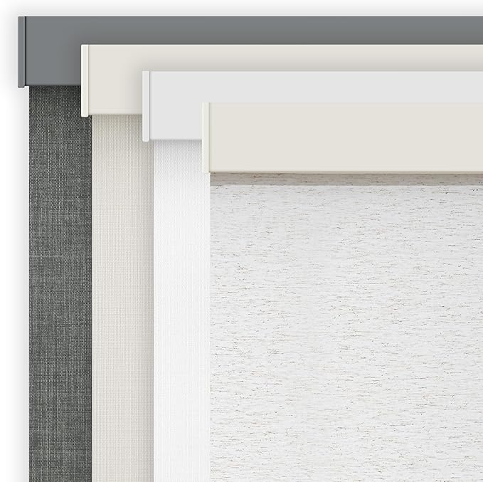 AOSKY Linen Roller Blinds Shades