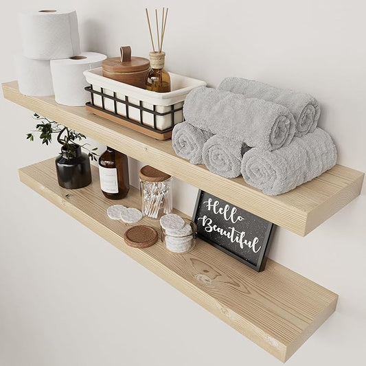 BAOBAB WORKSHOP Wood Floating Shelves