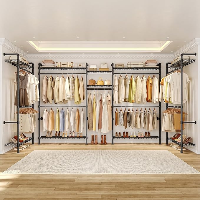 ONBRILL H1 Plus Expandable Wall Mounted Closet System, 2FT-3.3FT Closet