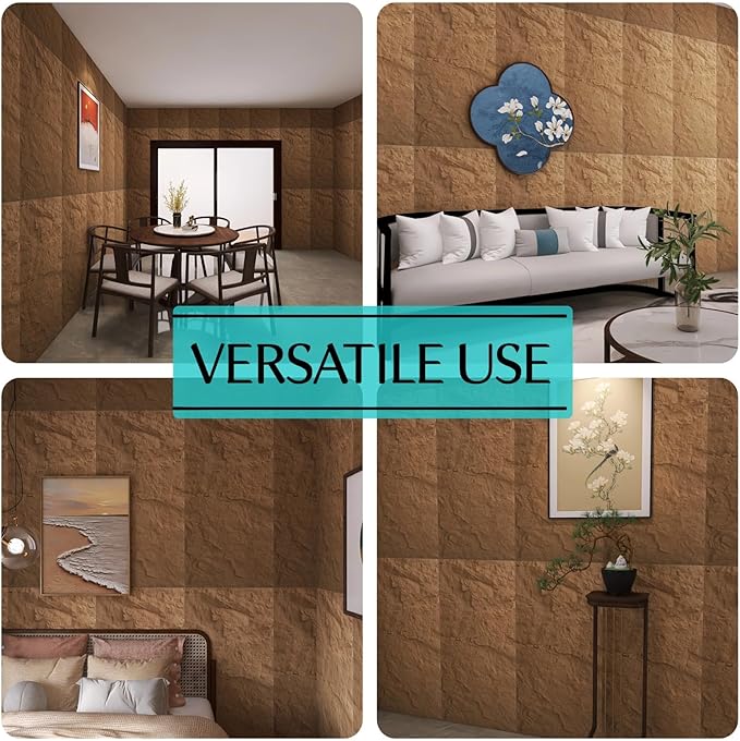 Stone 3D Wall Panels, 23.6"*47.2" Wall Paneling